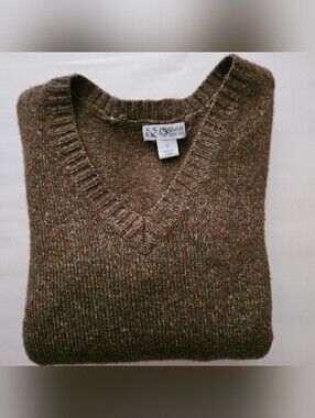 GUIDE SERIES Wool Blend Women's V Neck Sweater sz Small